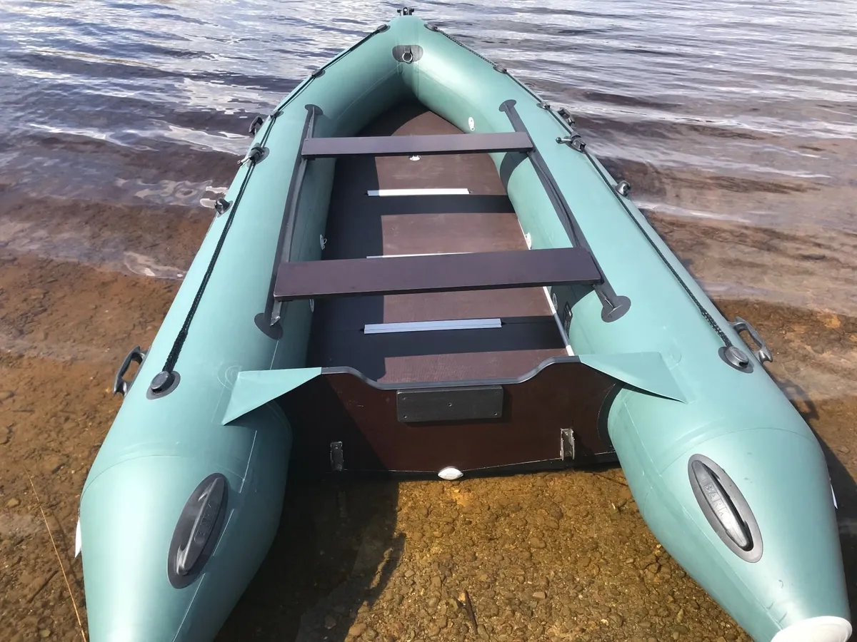 3.90 m new PVC inflatable boat BARK BN-390SD - Image 4