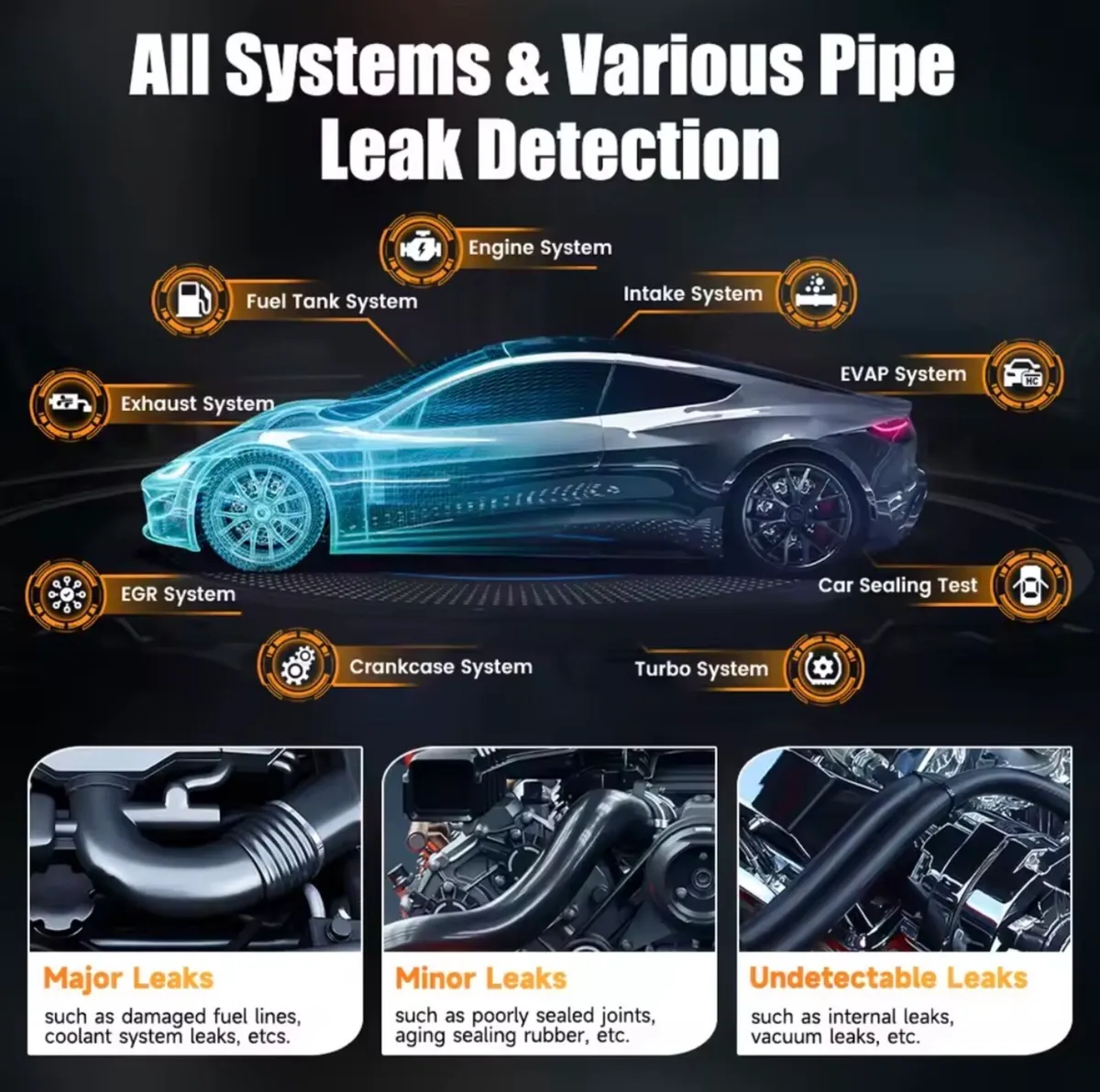 FOXWELL SD203 PRO Smoke Machine Automotive EVAP - Image 4