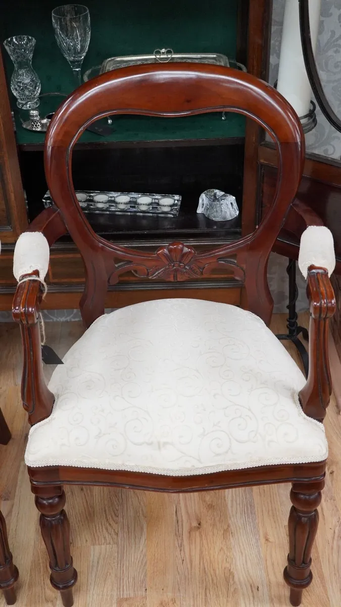 Pair of Mahogany Armchairs - Image 3