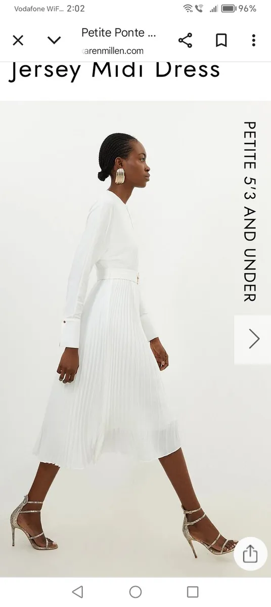 Karen Millen White Dress - Image 1