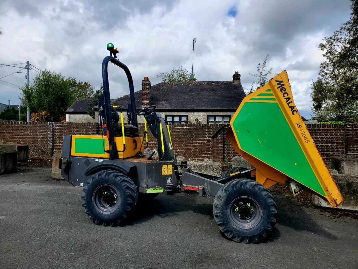 Mecalac 3 tonne dumper - Image 2