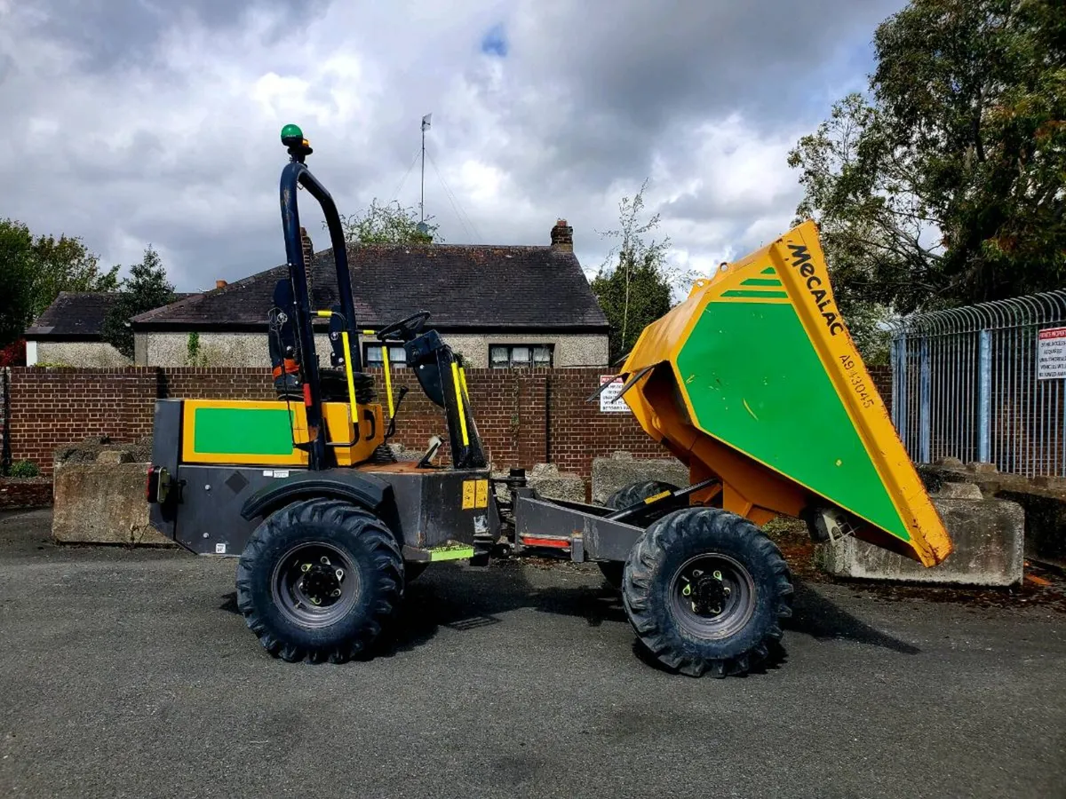 Mecalac 3 tonne dumper - Image 3