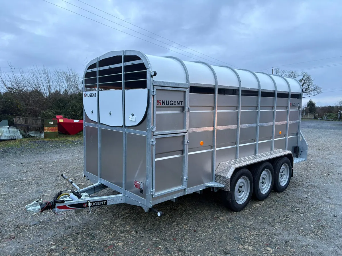 New Nugent 14x6 Cattle Trailers - Image 1