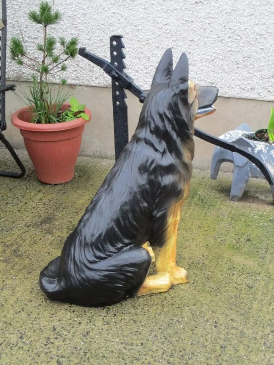 Large German Shepherd Statue - Image 3