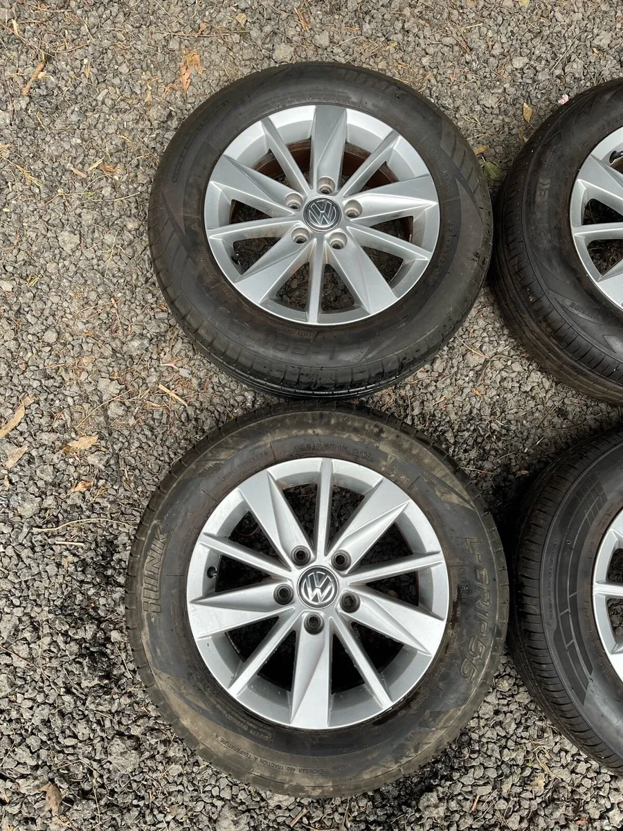15’ Genuine VW GOLF CADDY 5x112 alloy wheels - Image 2
