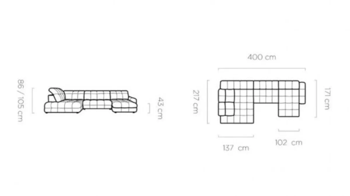 TOLLO XL CORNER SOFA BED - Image 2