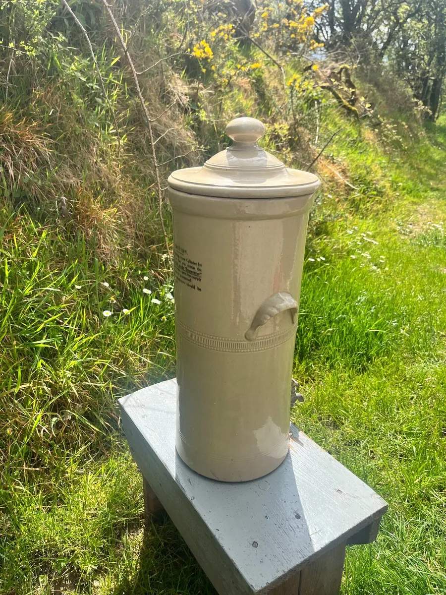Antique Stoneware London Imperial Filter Water Urn - Image 4