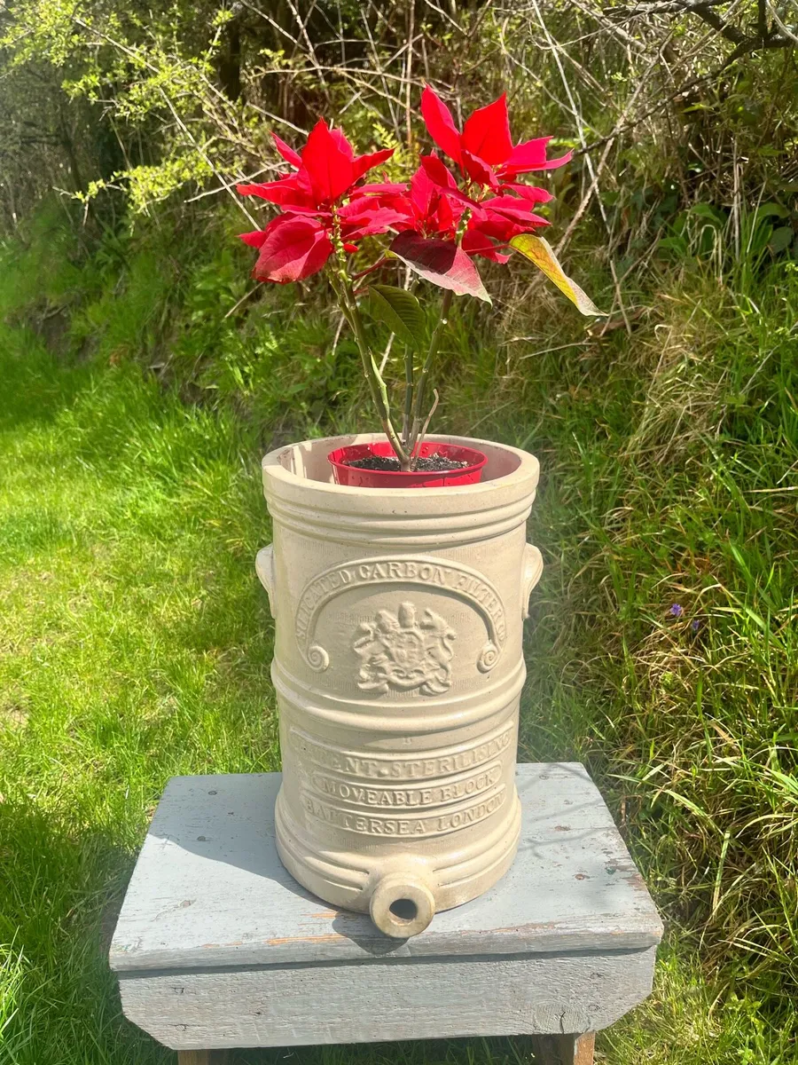 Antique London Stoneware Water Filter - Image 1