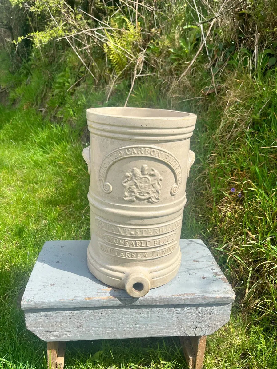 Antique London Stoneware Water Filter - Image 2