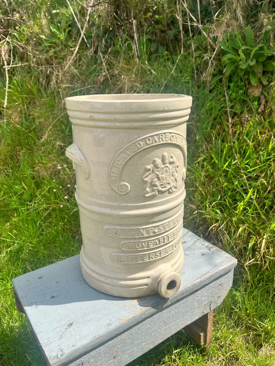 Antique London Stoneware Water Filter - Image 3