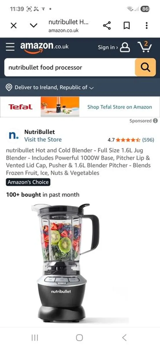 Nutribullet blender 1.65l - Image 3