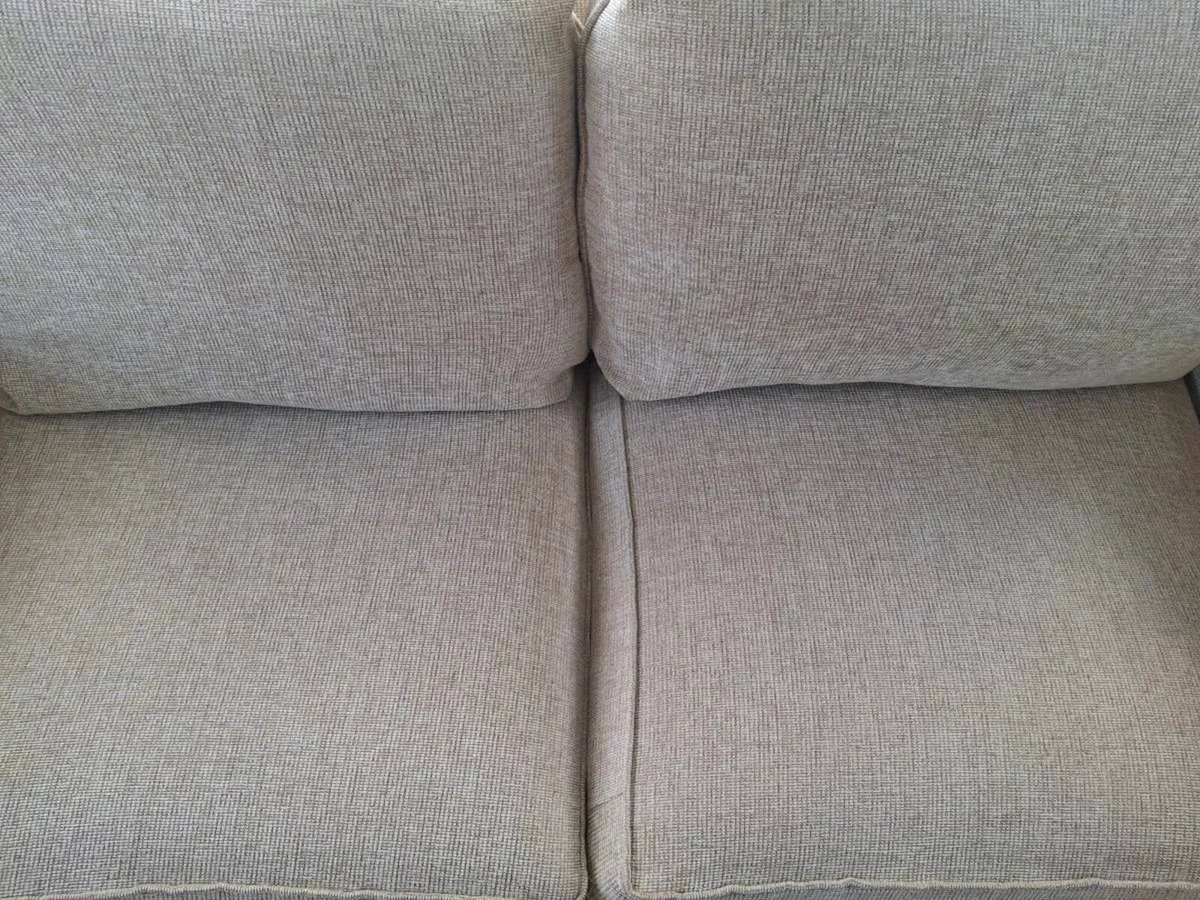 2 seater plus armchair , glass cabinet - Image 3