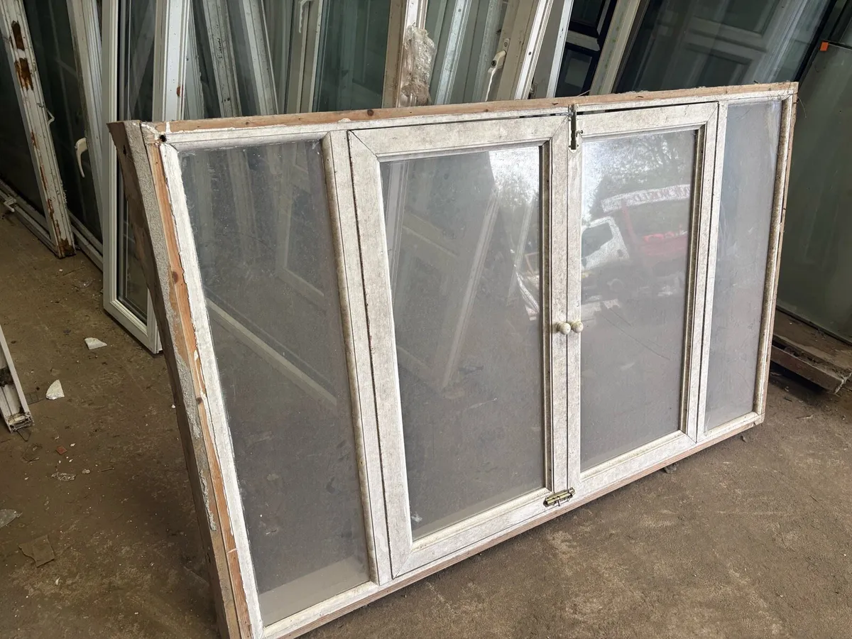 wooden french window