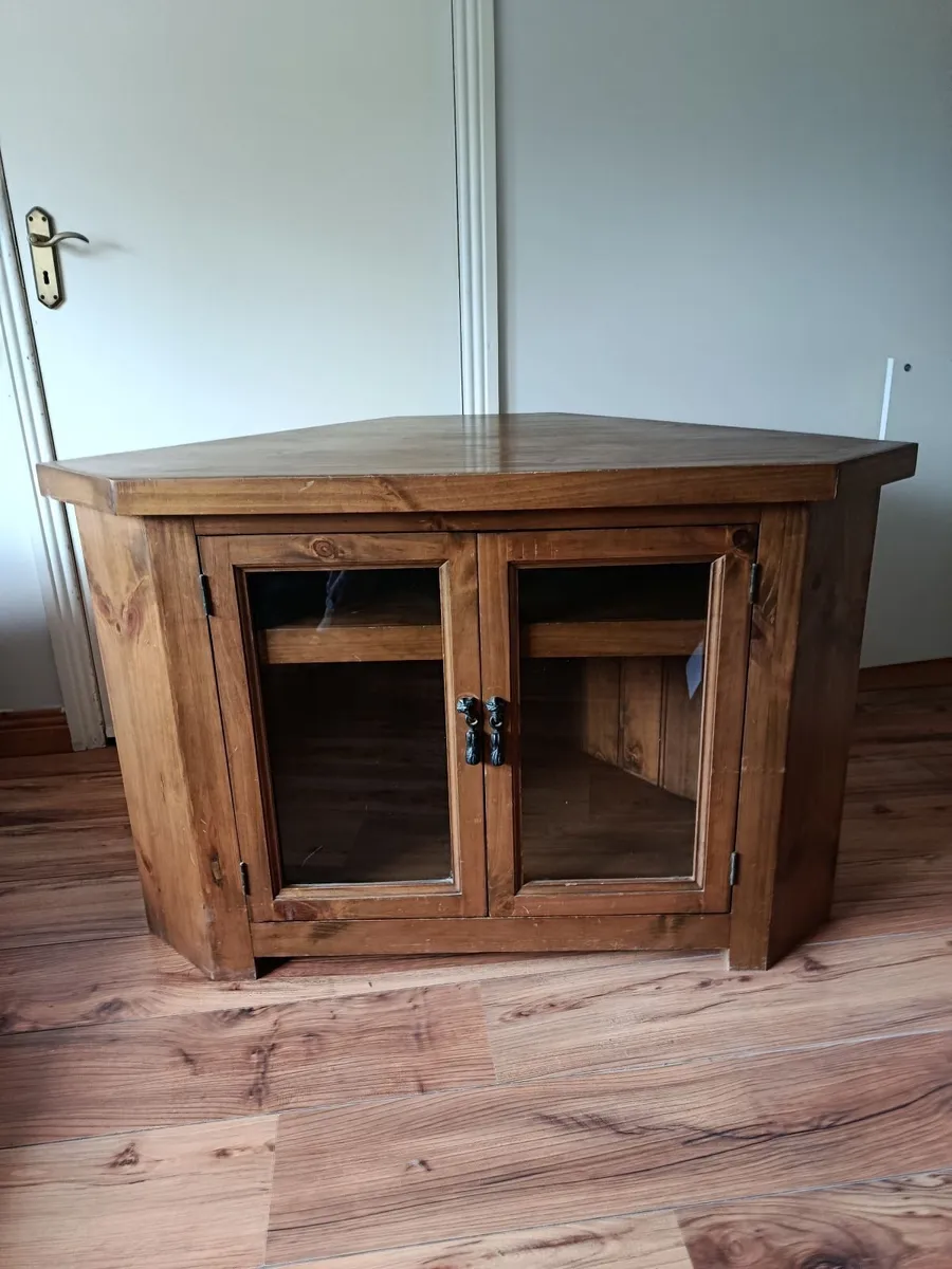 TV corner wooden table - Image 4