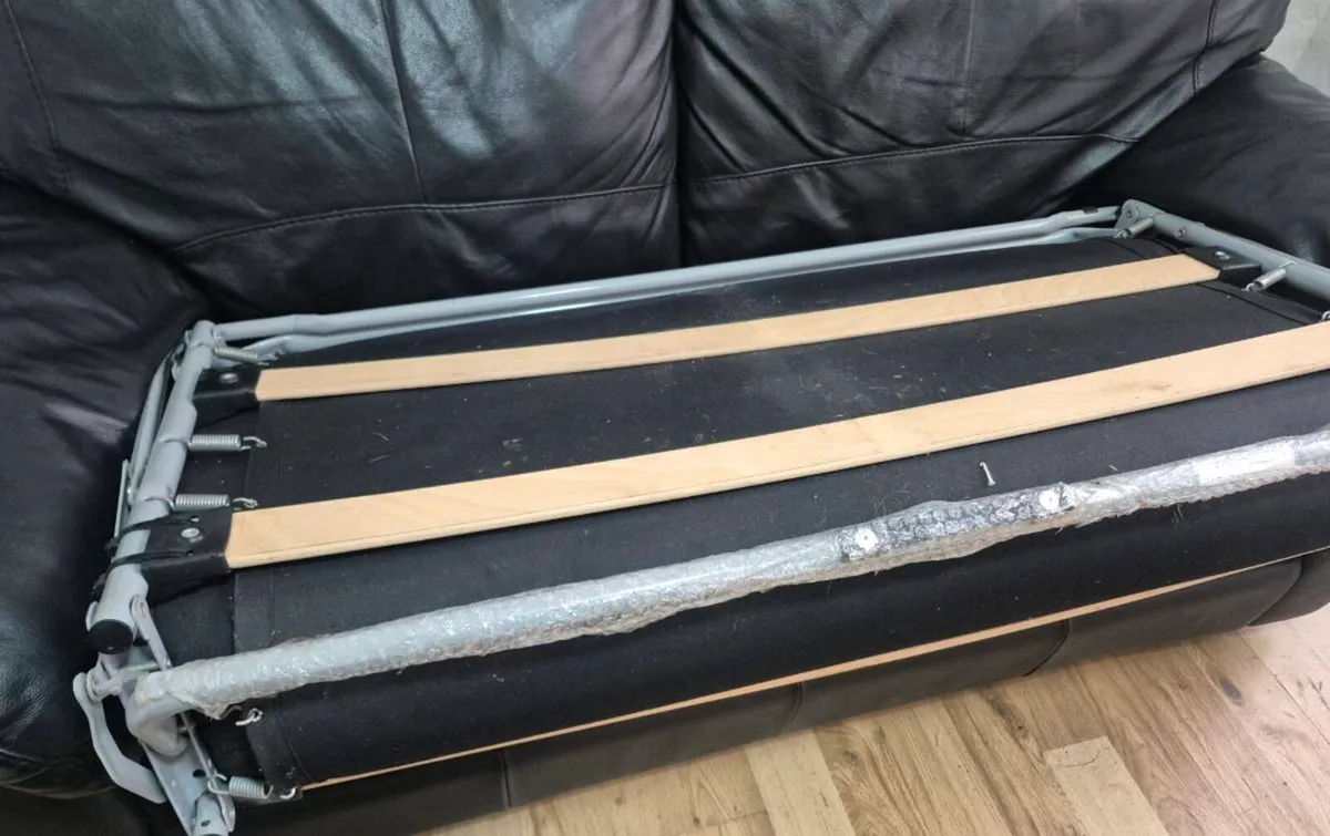 Real Leather Sofabed ,Dublin Delivery - Image 3