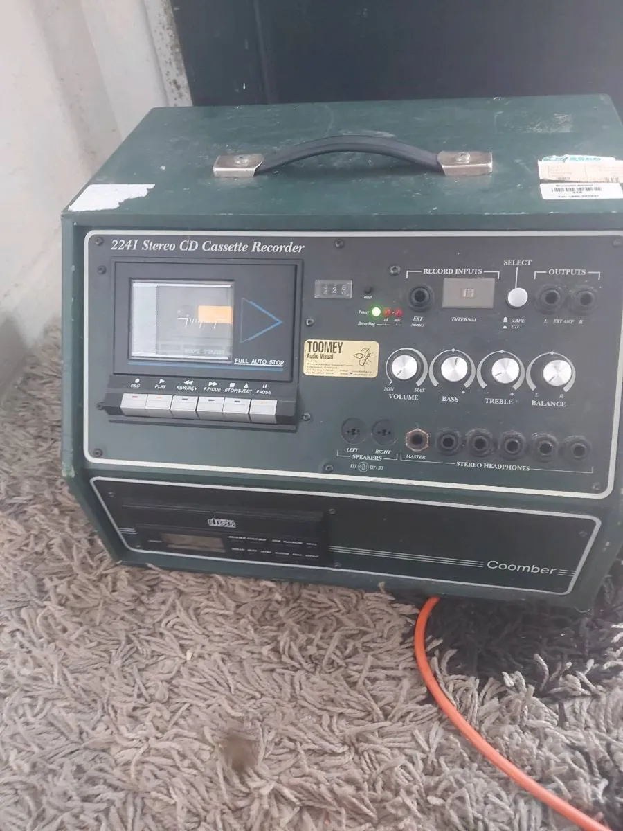 Coomber  stereo cassette recorder - Image 4
