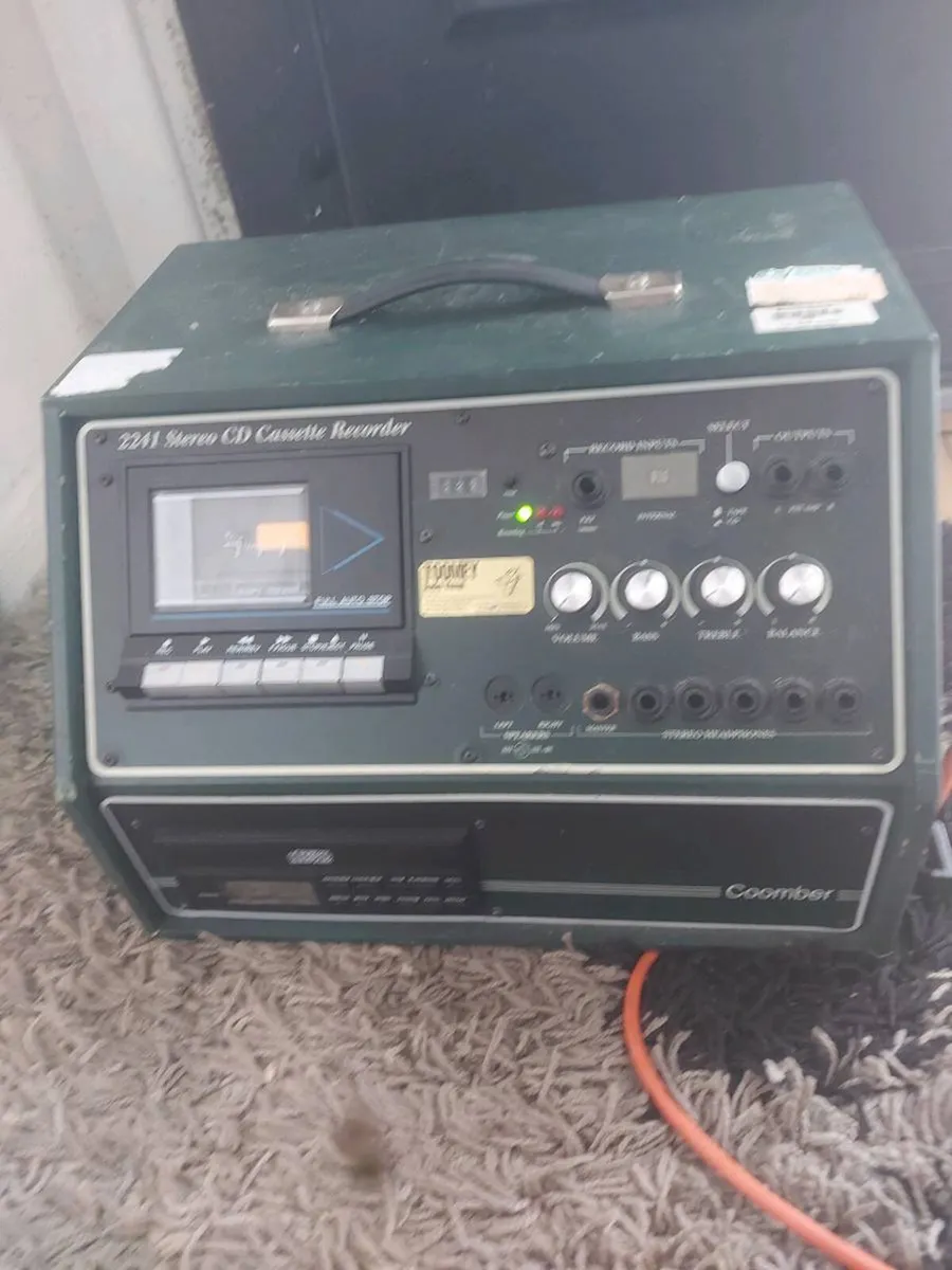 Coomber  stereo cassette recorder - Image 1