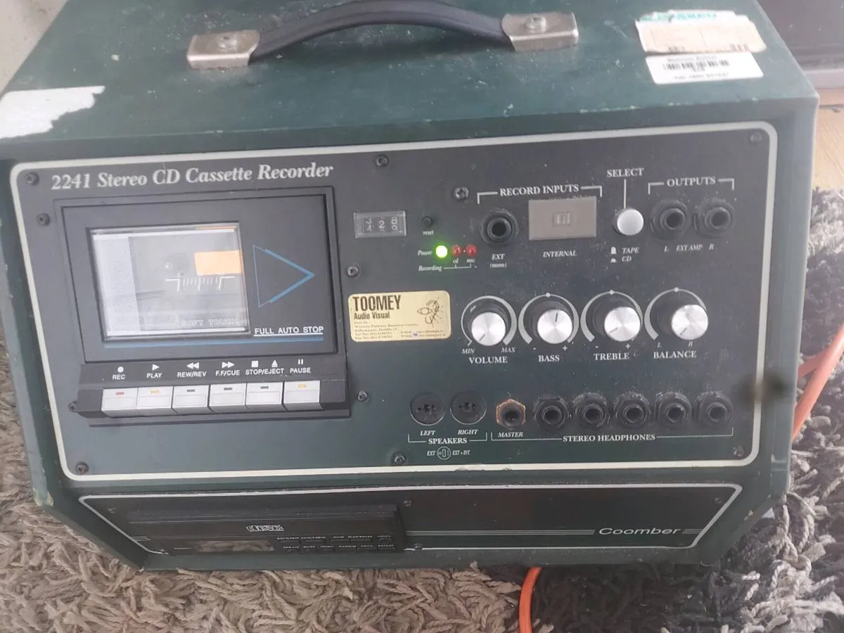 Coomber  stereo cassette recorder - Image 2