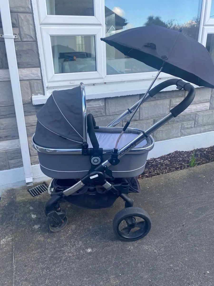 I candy peach 3 with carrycot and seat - Image 4