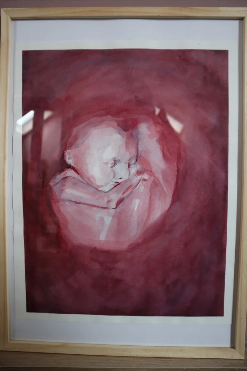 Original Watercolour Painting Baby - Image 2
