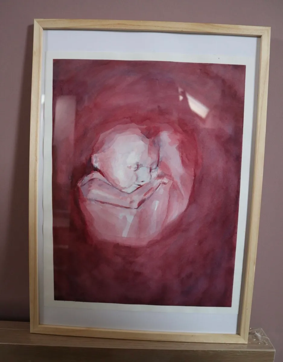 Original Watercolour Painting Baby - Image 3