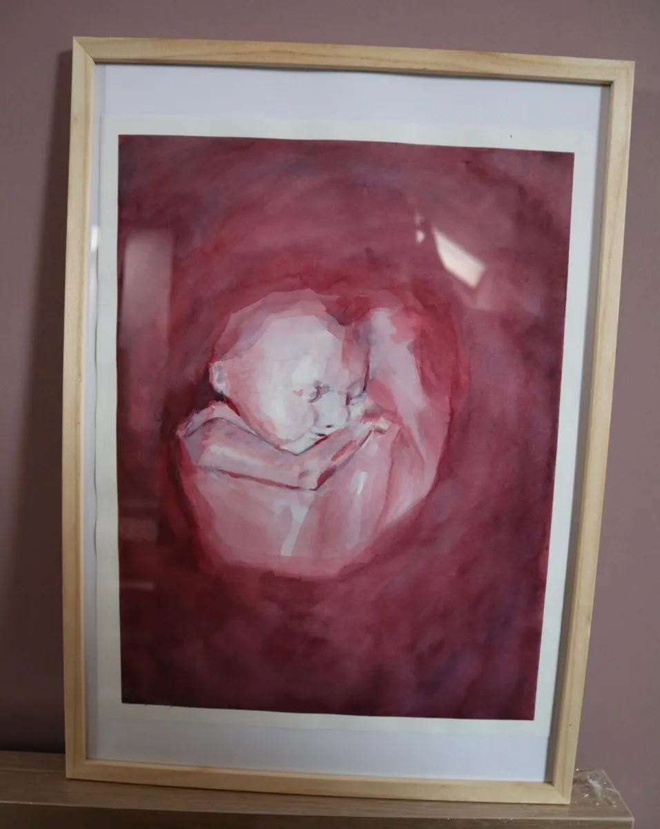 Original Watercolour Painting Baby - Image 4
