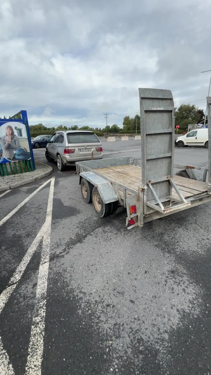 Hitachi ex30 and plant trailer - Image 4