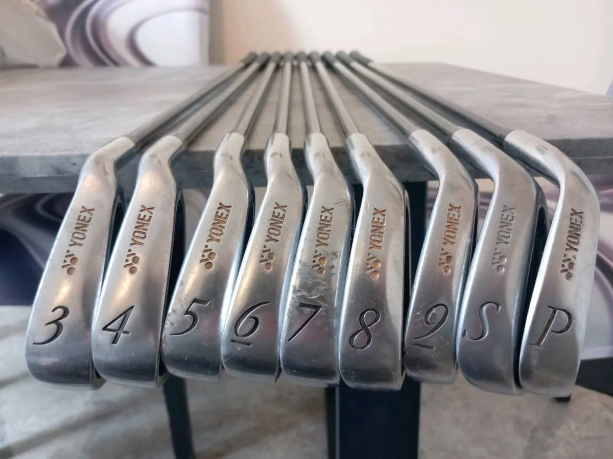 Yonex regular golf irons.  Right handed clubs - Image 1