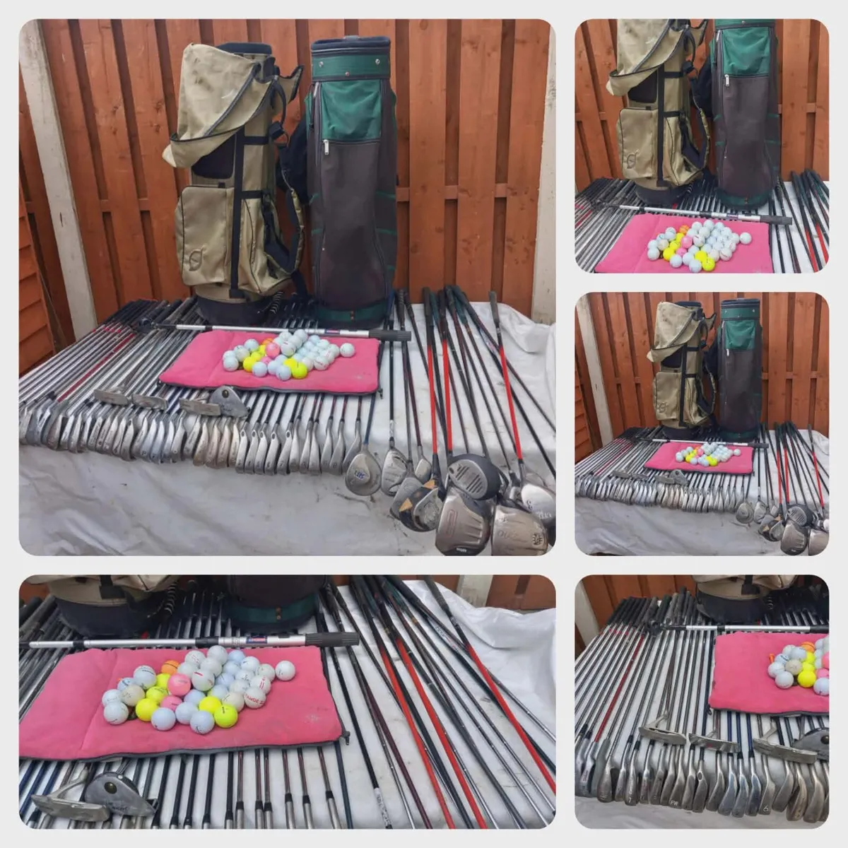 A selection of golf clubs . Right handed clubs - Image 4