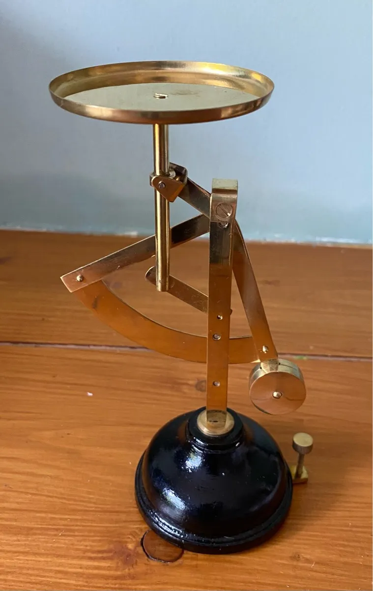 Reproduction Brass Quadrant Pendulum Letter Scale - Image 2