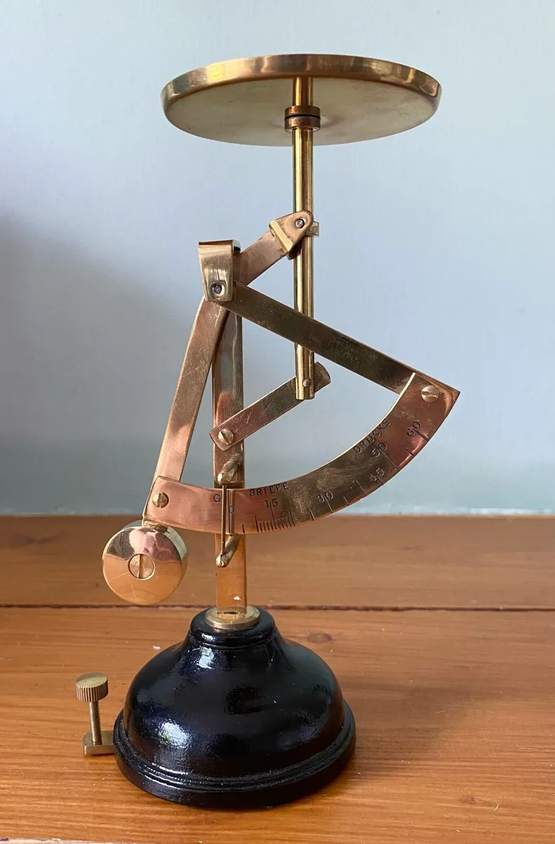 Reproduction Brass Quadrant Pendulum Letter Scale - Image 1