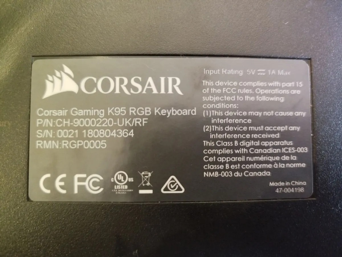 ⚡ Corsair Gaming K95 RGB Mechanical Keyboard - Image 3