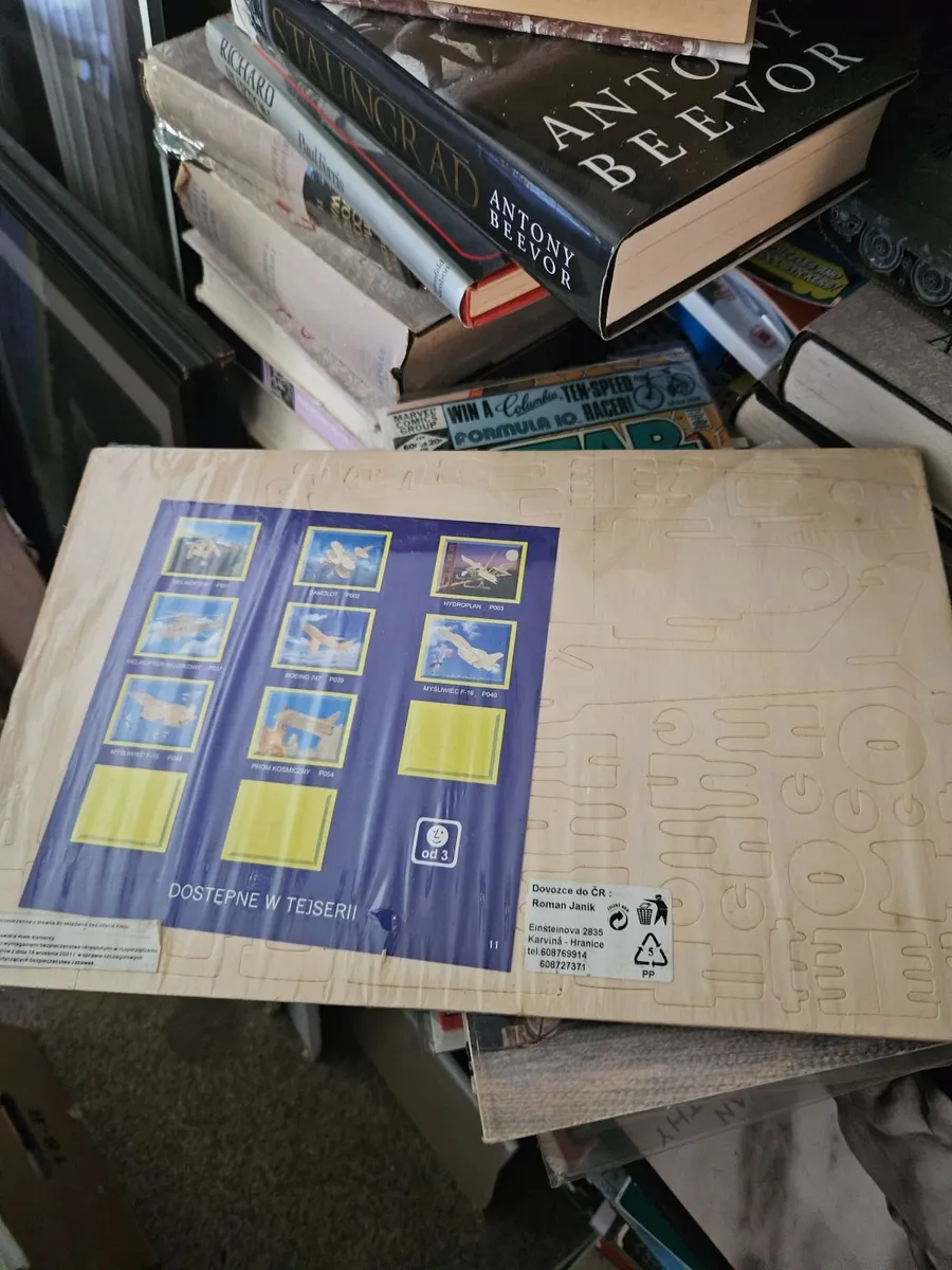 Wooden Model Kit Apache Helicopter - Image 2