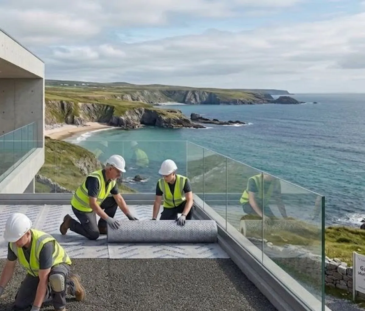 Flat roof, roof leak, safe & dry balcony - Image 1