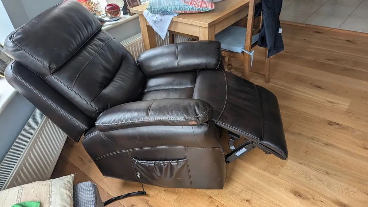 Recliner Assistance Leather Chair - Image 4