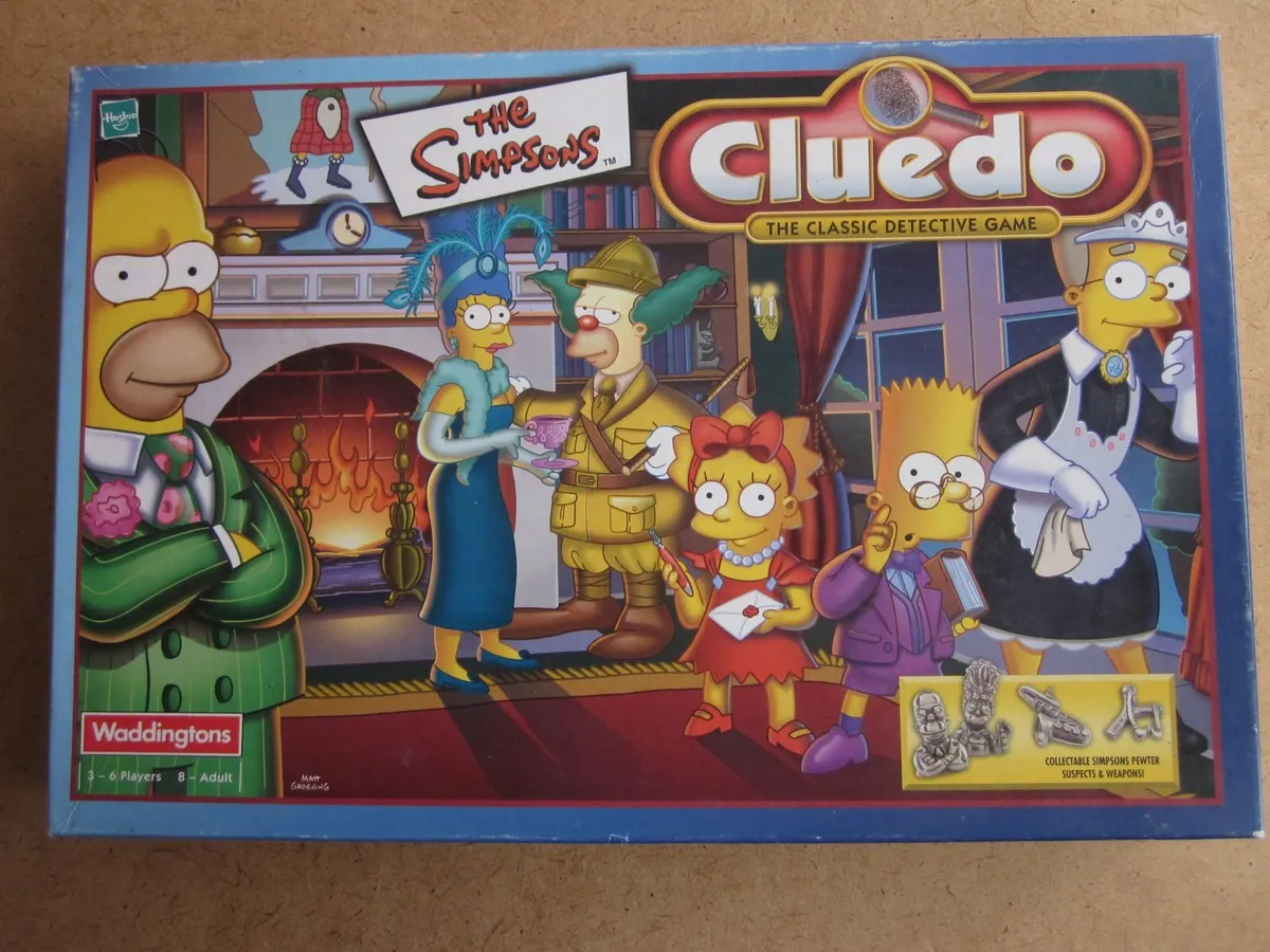 The Simpsons Cluedo Board Game 2001 - Image 1