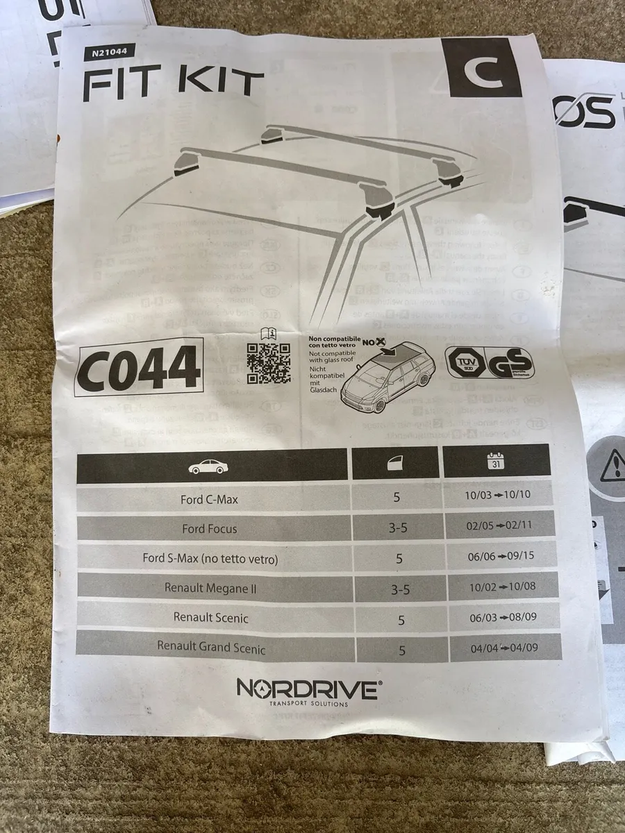 Ford focus roof bars - Image 3