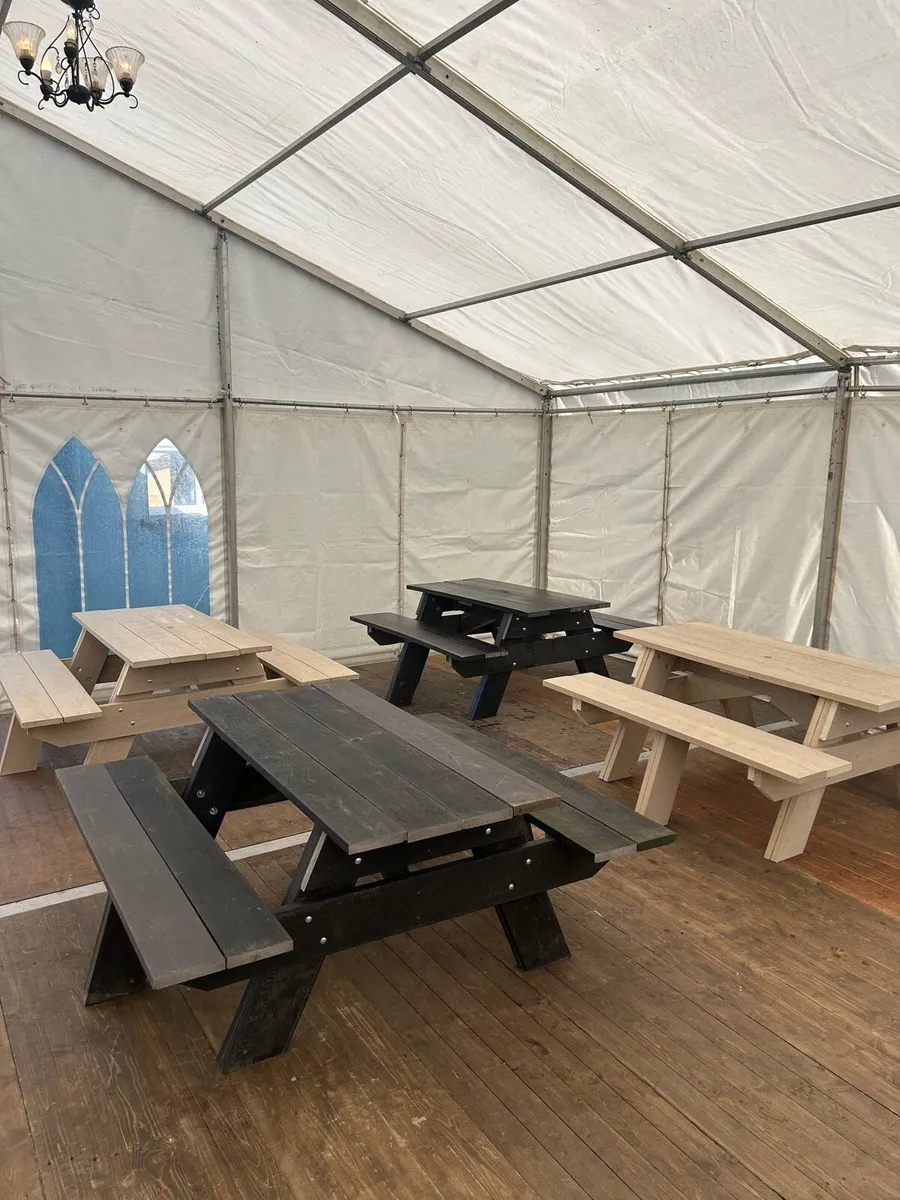 Handmade Picnic Table - Image 1