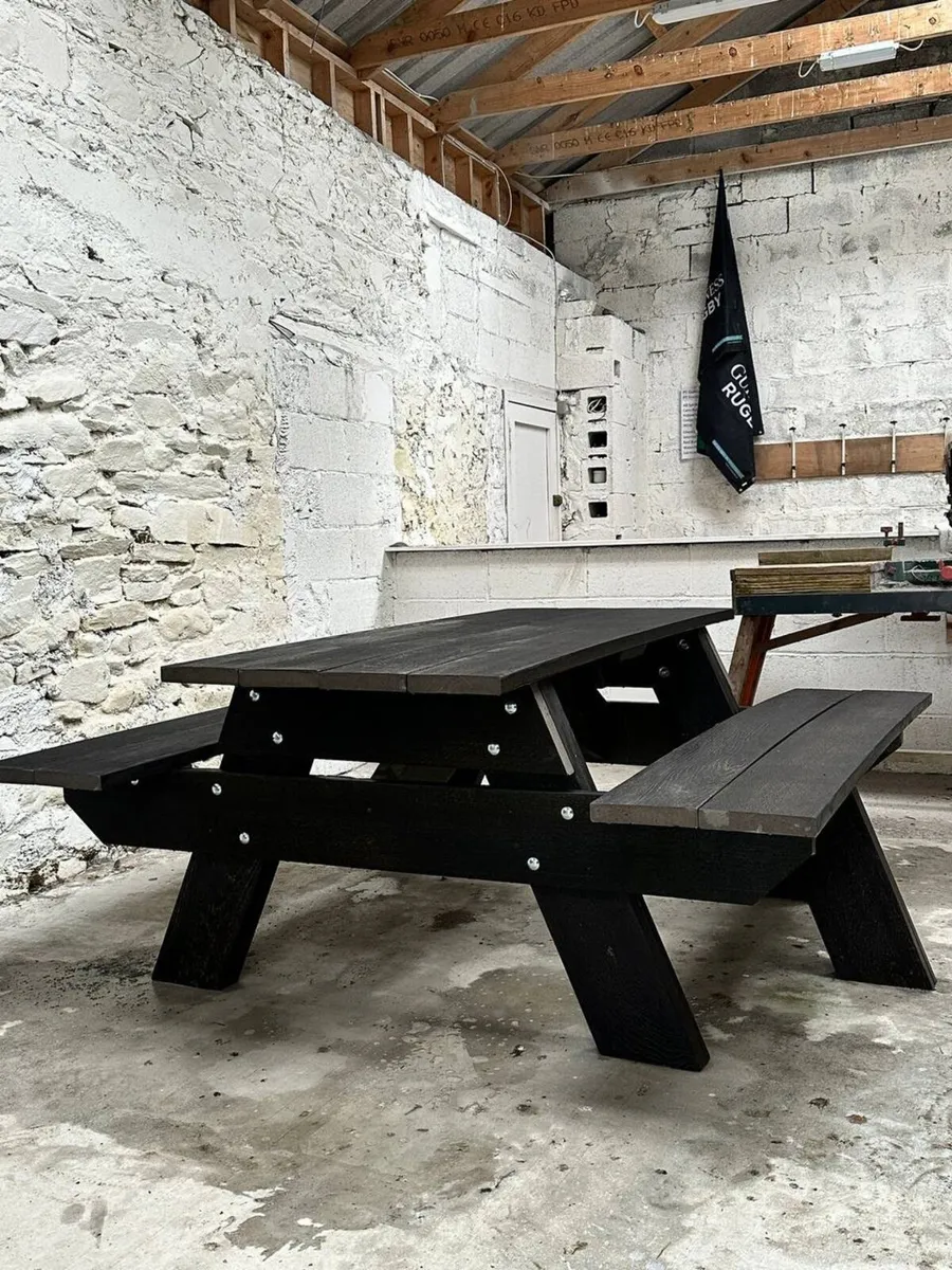 Handmade Picnic Table - Image 2