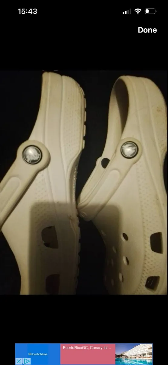 White mens crocs - Image 2