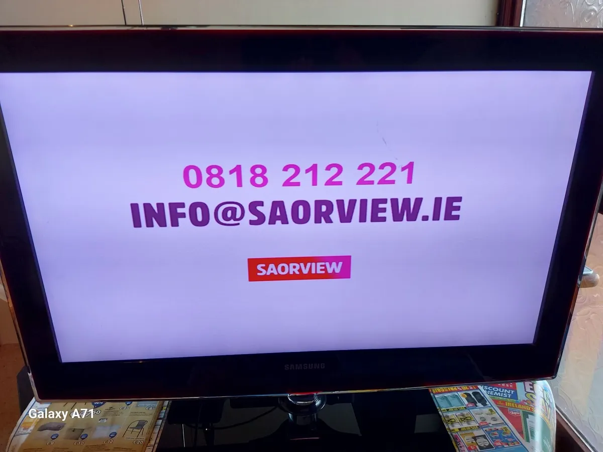 Samsung 32 inch TV, Model UE32B6000V, 4 HDMI, USB - Image 3