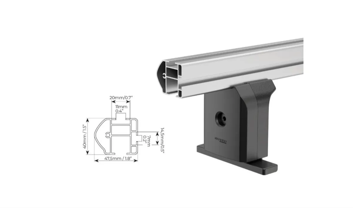 🚐 Menabo Roof Rack Bars for Commercial Vans Deliv - Image 3