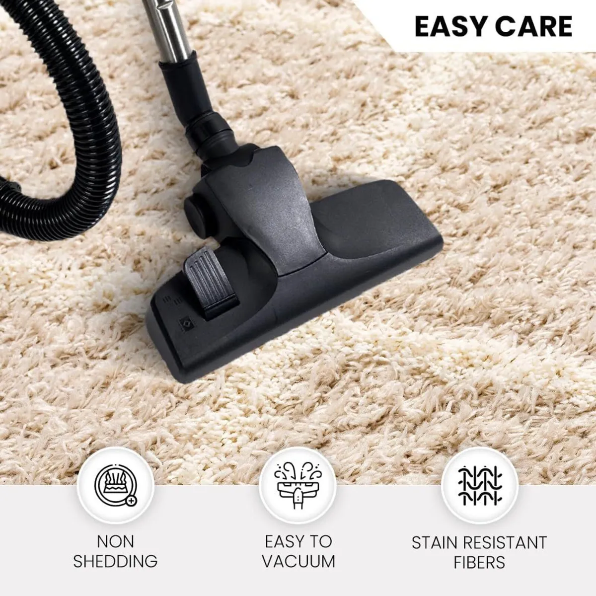 Trakai Shaggy Rug - Modern Berber Rugs Living - Image 2