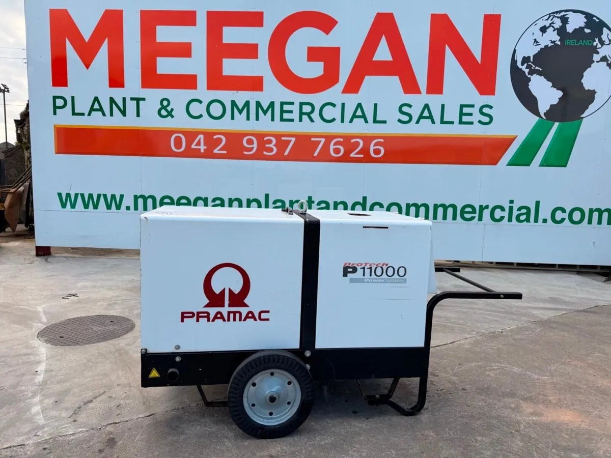 2023 PRAMAC 10 KVA GENERATOR...835 HRS...897T - Image 1