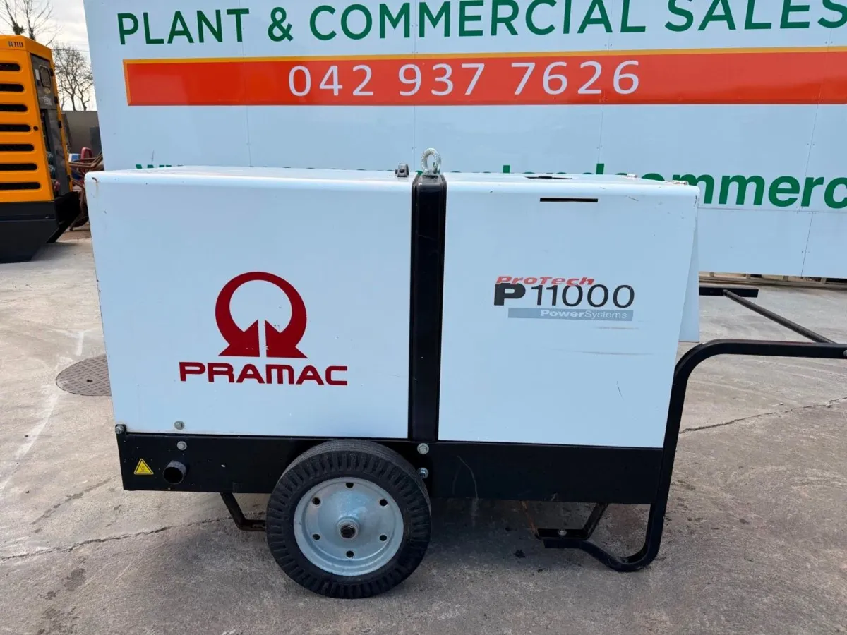2023 PRAMAC 10 KVA GENERATOR...835 HRS...897T - Image 3