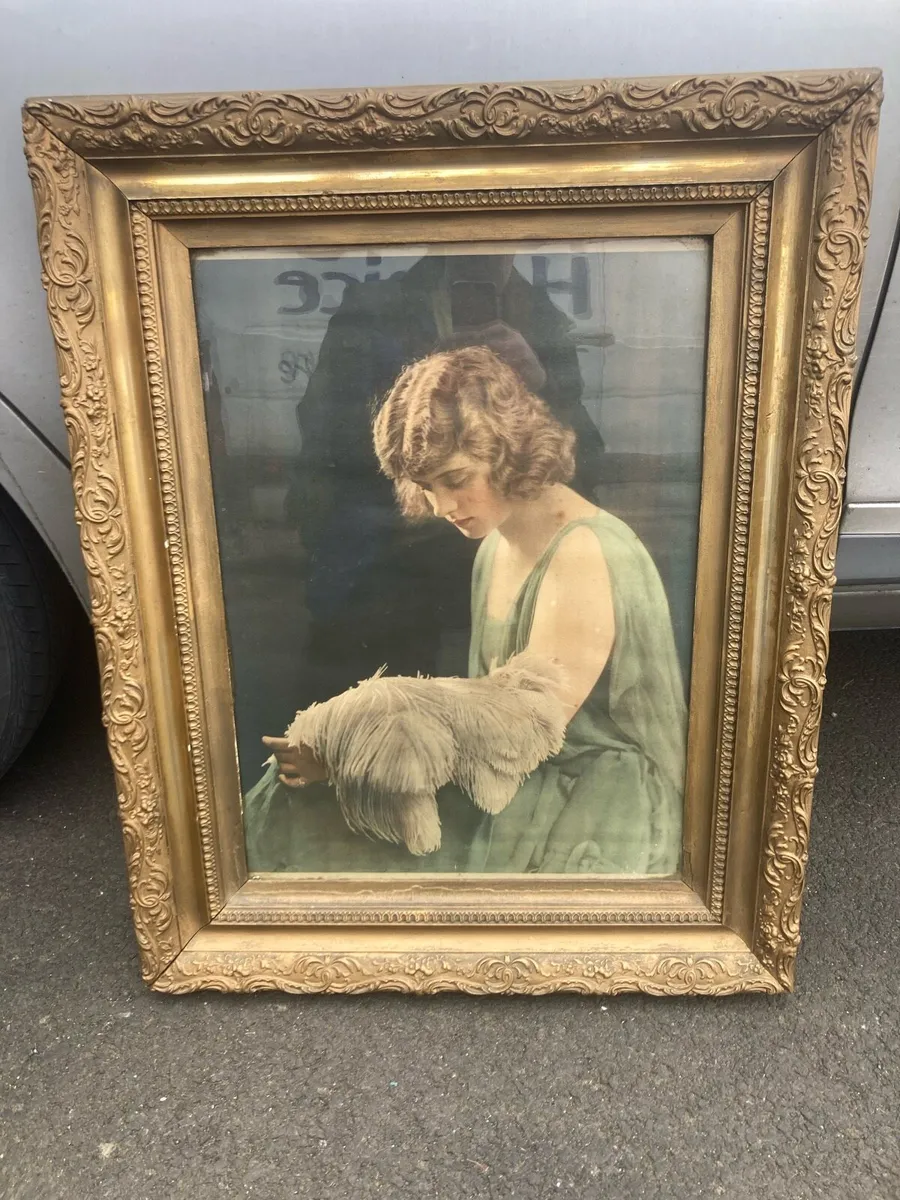 Large Victorian picture free postage