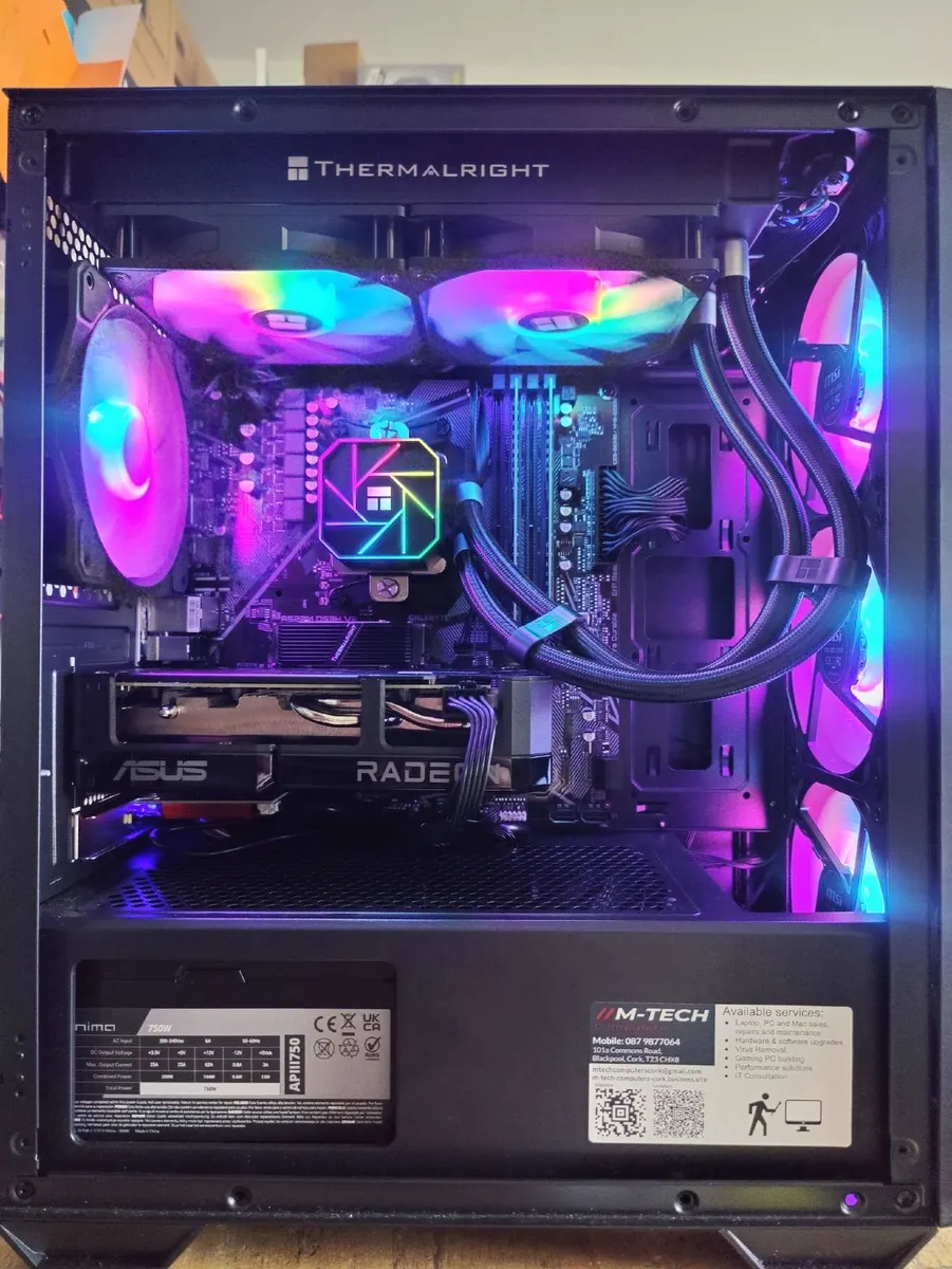 Custom Built Gaming PC Ryzen 7/32GB/2TB SSD/Radeon - Image 2
