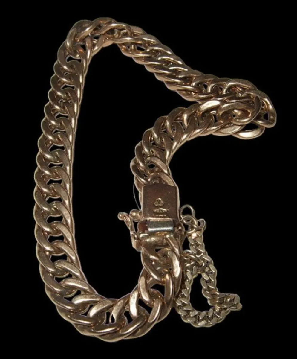 Vintage 9ct Hallmarked Gentlemans Bracelet - Image 4