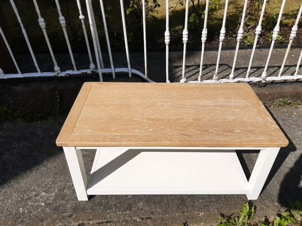 Oak coffee table - Image 2