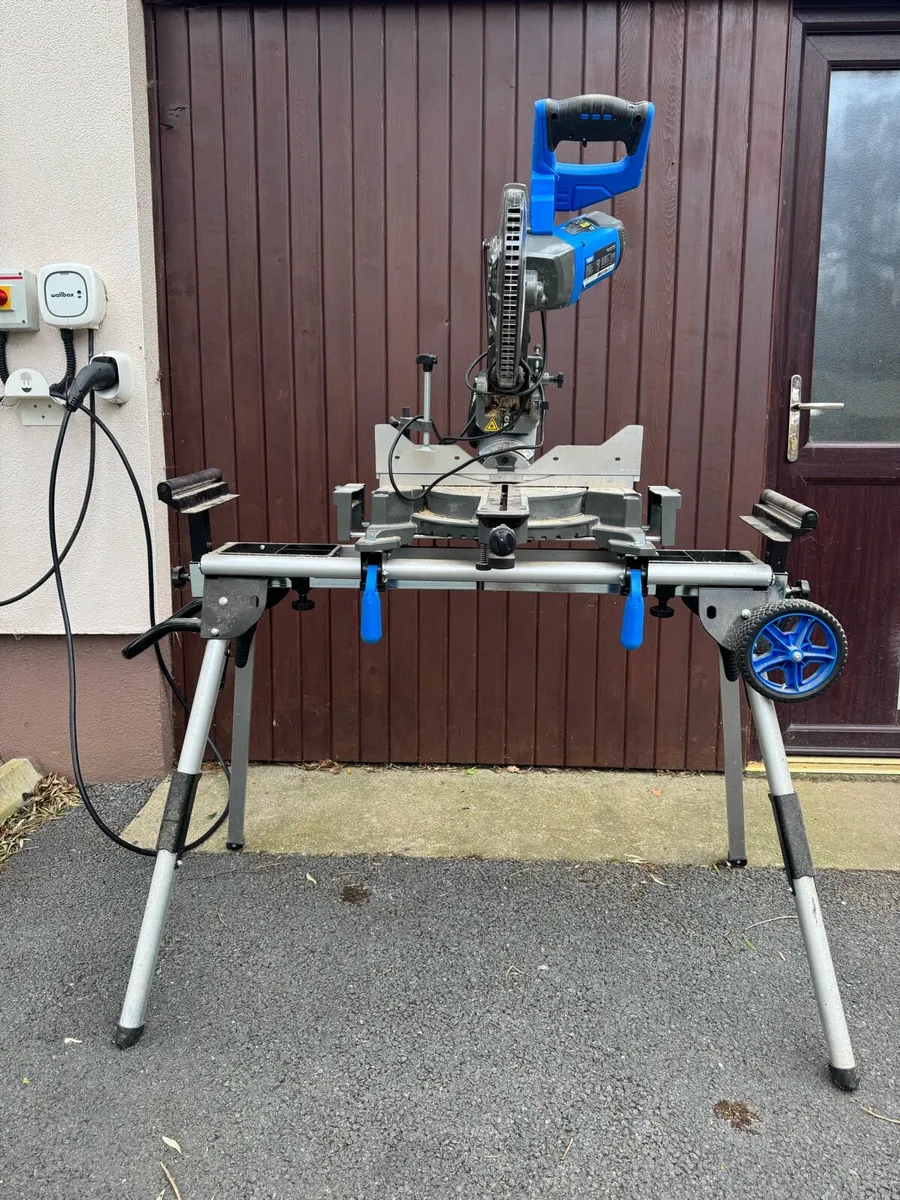 Draper expert double bevel mitre saw - Image 1